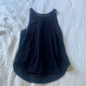 lululemon workout tank size 4 black